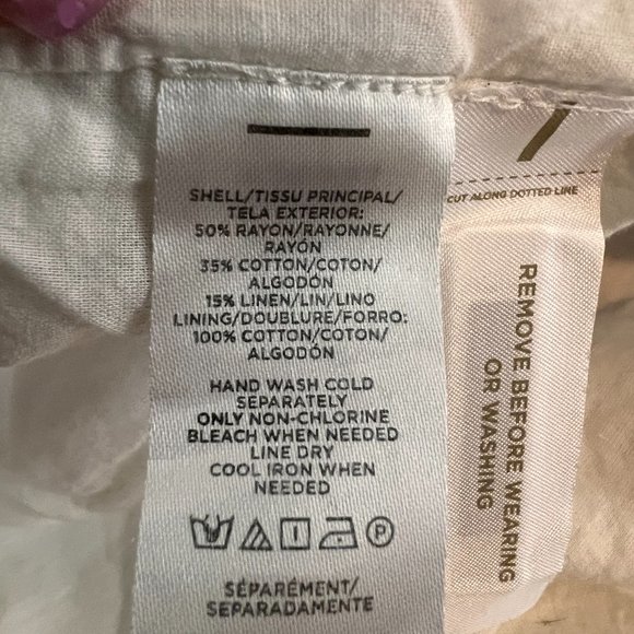 LOFT BEACH Womens M Lightweight Tan Gingham Plaid Gathered Knot Front Romper - Picture 3 of 6